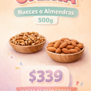Promo 1 | Nueces 500gr o Almendras 500gr